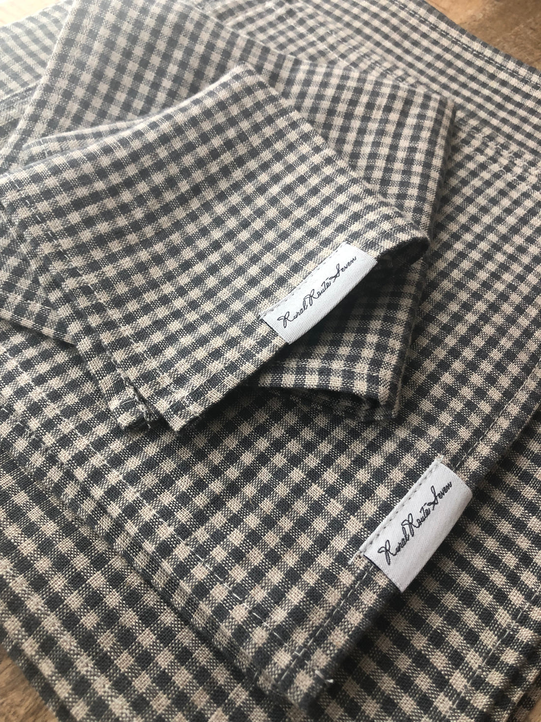 Small Grey Checks Handkerchief