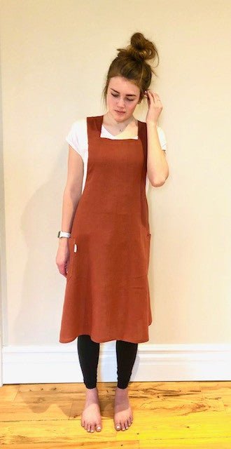 Japanese Apron - Rust - Rural Route Seven