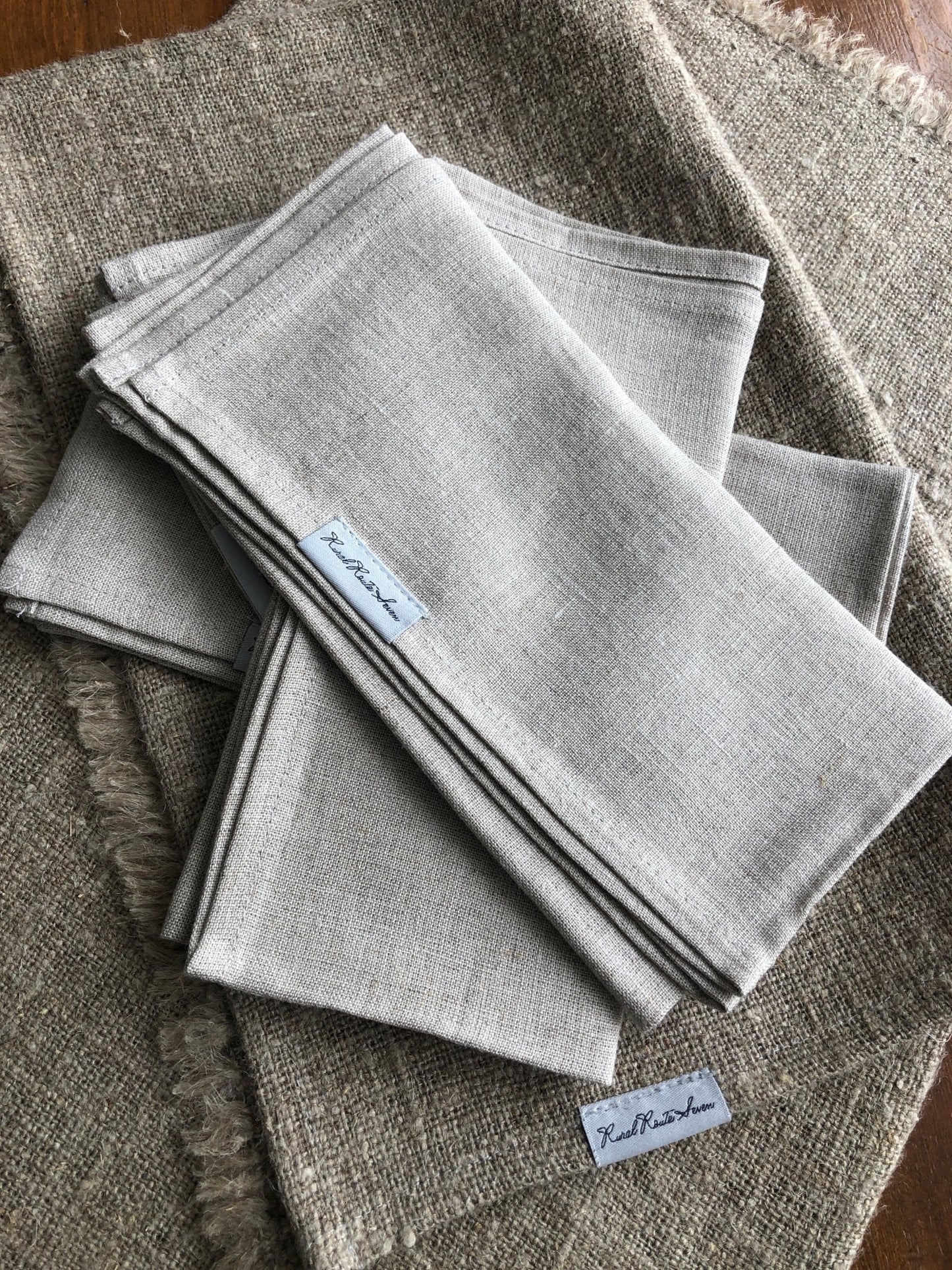 Linen Napkins - Set of 6 - Rural Route Seven