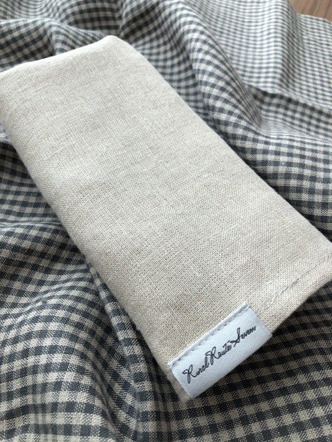 Organic Linen Tea Towel - Natural Flax - Rural Route Seven